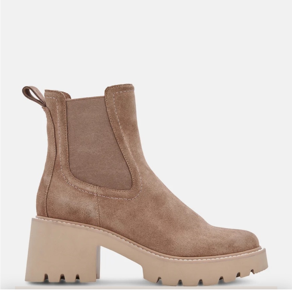 Cream colored Beutiful suede Brand new